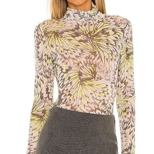 AFRM Floral Patterned Long Sleeve Top